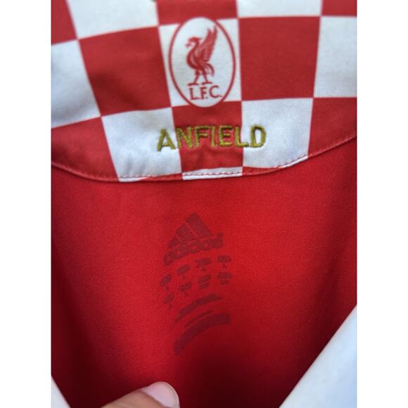 Vintage Liverpool FC Adidas 2008/09 Home Soccer Jersey Size Large - Picture 12 of 14